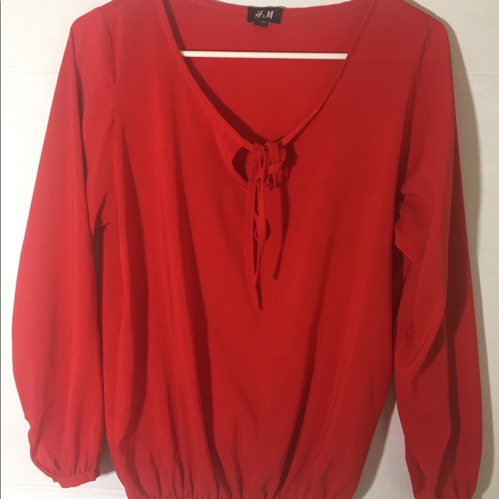 Red H&M Blouse